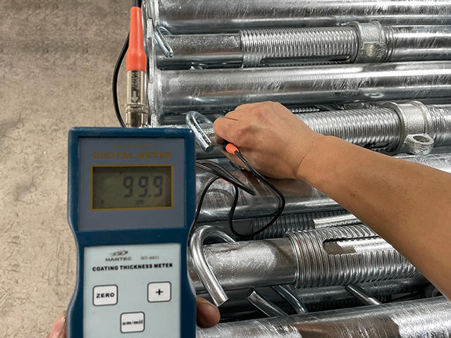 Measurement of Prop Zinc Thickness 10029