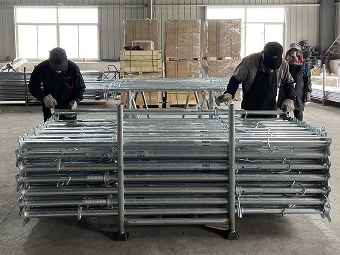 Scaffolding Steel Prop Pallet Packing Details 10037